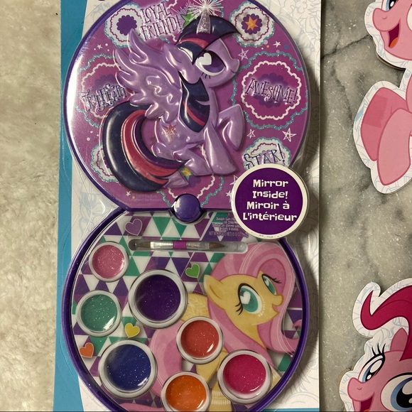 My Little Pony Necklace Sets Lipgloss Compact Set New Girls Boys Kids - Picture 3 of 5